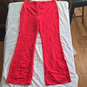 HALARA Bold Red Flared Pants